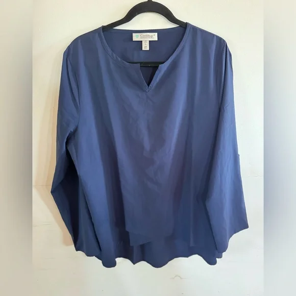 Coolibar Women’s L Santa Barbra Tunic Top UV Protection Vacation Cruise Beach - Picture 1 of 14